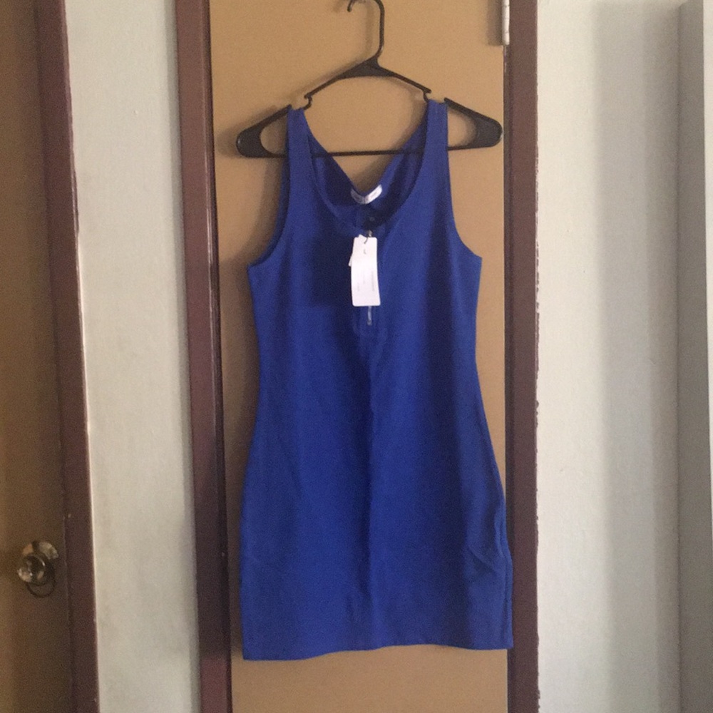 Blue Sleeveless Dress